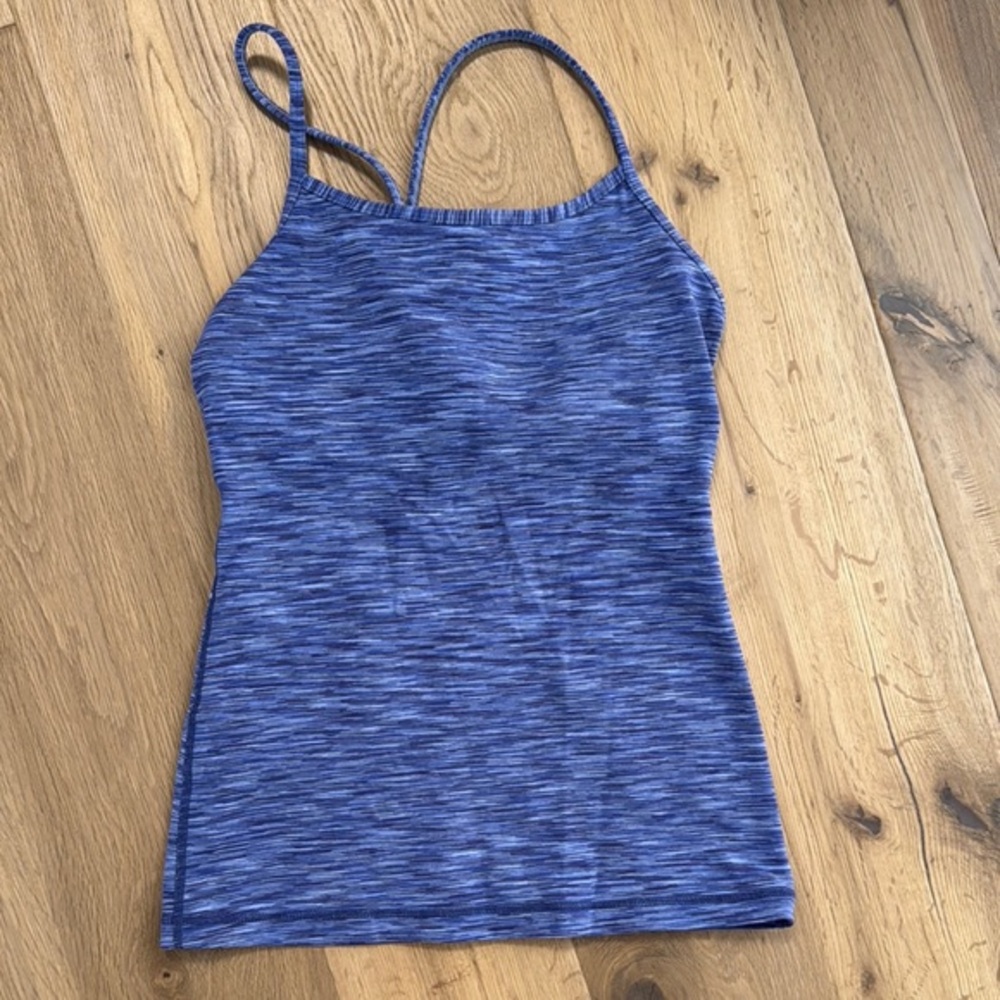 Lululemon Athletica Blue Strappy Tank